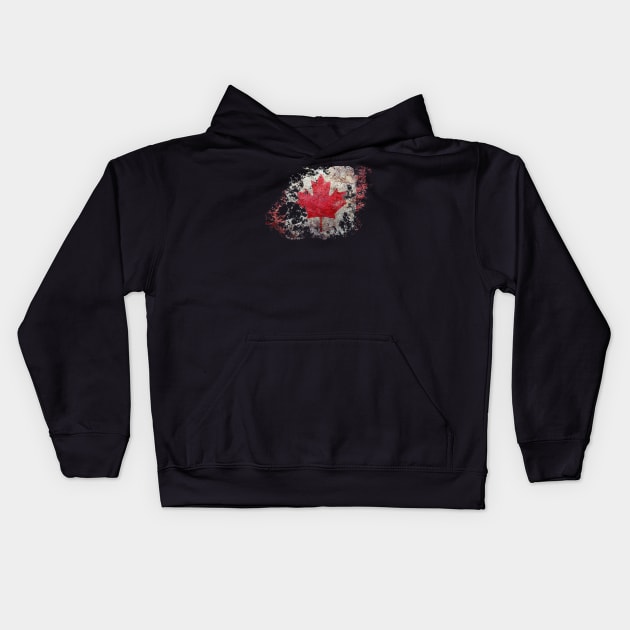 Canada Kids Hoodie by pasnthroo